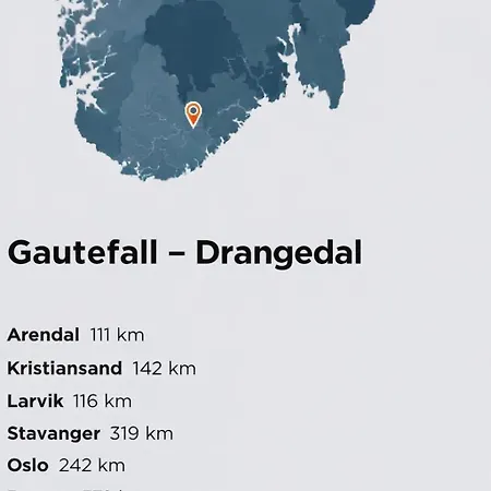 Moderne Fjellhytte Gautefall, Norge Chalet *