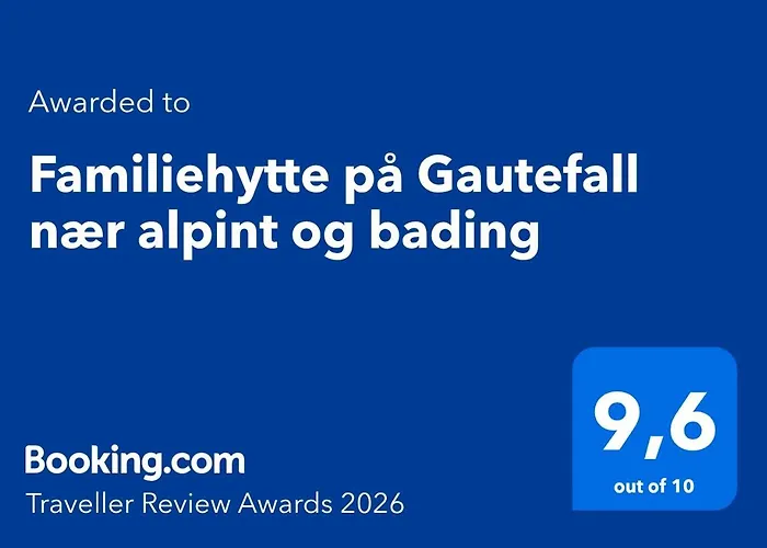 Chalet Familiehytte Pa Gautefall Naer Alpint Og Bading *