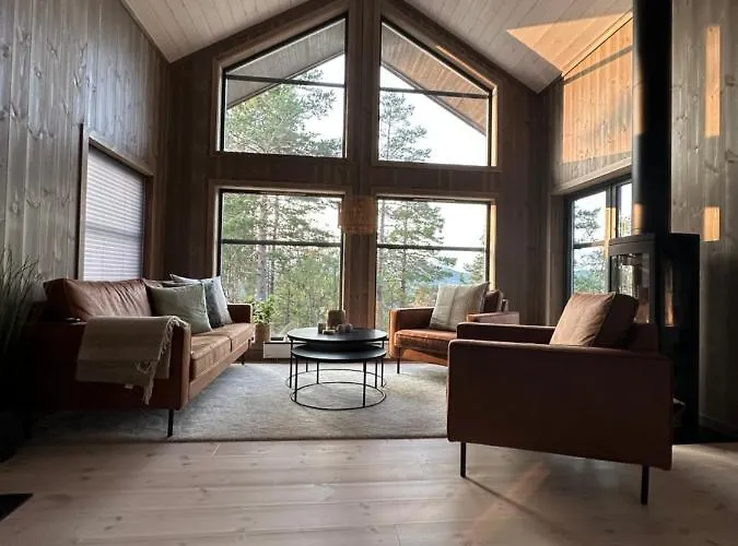 Familiehytte Pa Gautefall Naer Alpint Og Bading Drangedal