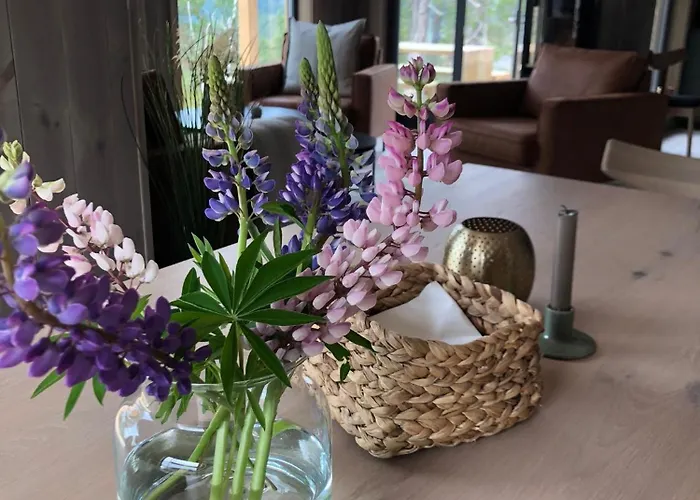Familiehytte Pa Gautefall Naer Alpint Og Bading Chalé *