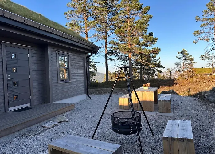 Familiehytte Pa Gautefall Naer Alpint Og Bading Drangedal